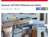 Sig sauer P226 titanyum çift şarjör